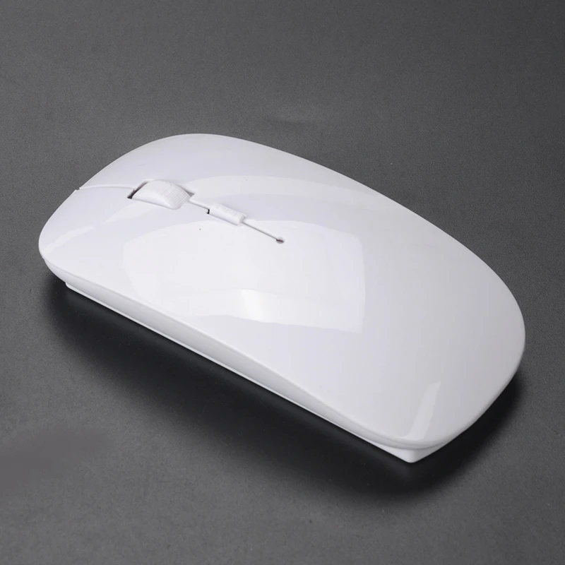 Ультратонкая Беспроводная оптическая мышь 2 4 ГГц для ноутбука ПК 10 м USB бытовая