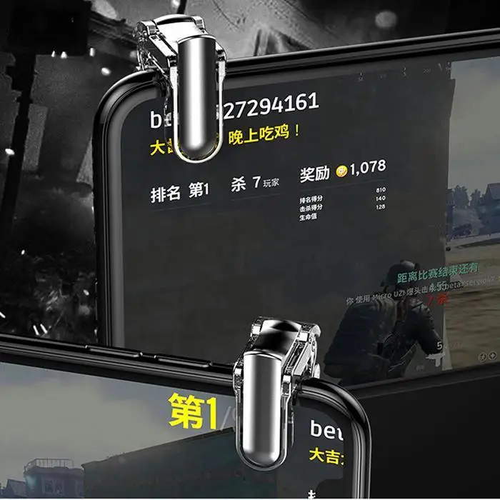 Прозрачный смартфон мобильный игровой триггер для PUBG геймпад Кнопка огня ключ