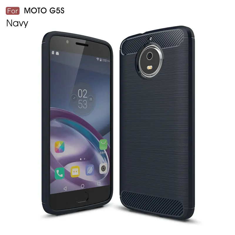 Противоударный кожаный чехол для Motorola Moto G5S XT1793 XT1794 Plus задняя крышка телефона