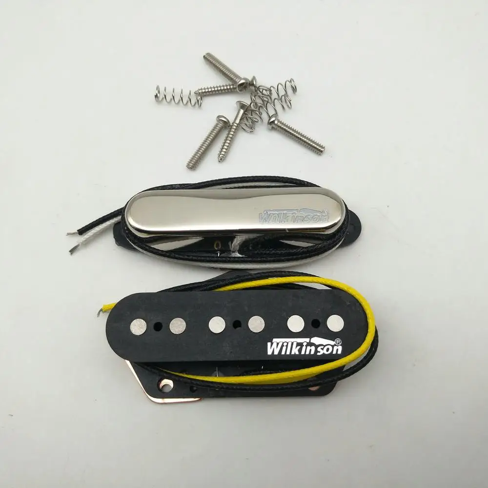 Wilkinson WVT Alnico5 пикапы TL стиль шеи и моста электрические гитары Пикапы серебро 1