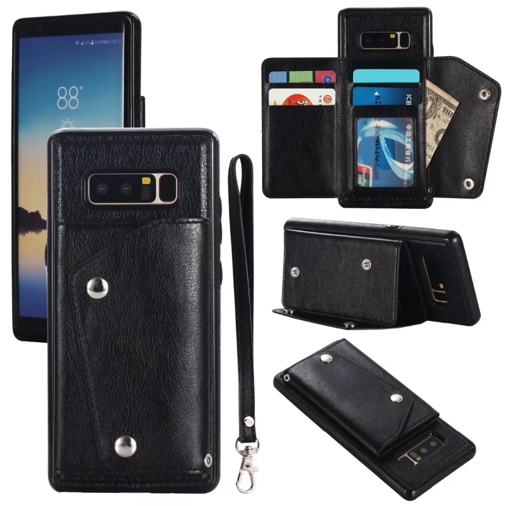 Чехол из искусственной кожи KISSCASE для Samsung Galaxy S9 S8 Plus S7 Edge Note 9 8 ретро чехлы