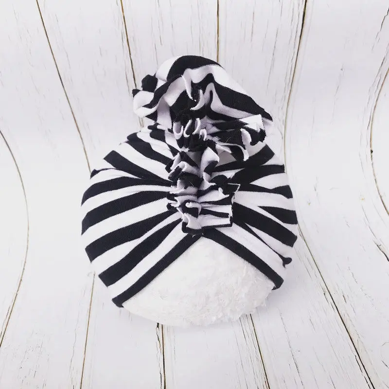 Newborn top knot cap Baby Leopard turban Infant Knot hat Accessoire Head Wrap Headwarps For Girls Faixa Cabelo Para Bebe H260S | Детская
