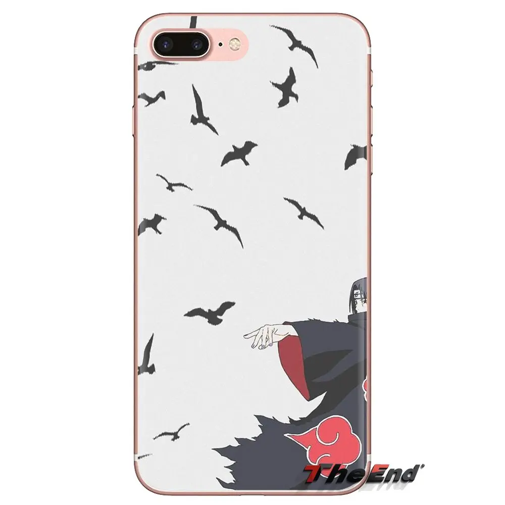 Soft Transparent Cases Covers Naruto Mangekyou sharingan For iPod Touch Apple iPhone 4 4S 5 5S SE 5C 6 6S 7 8 X XR XS Plus MAX |