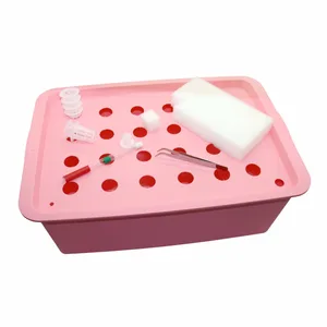 1 комплект, 24 Отверстия, гидропонная система для растений, однотонные горшки для питомников, Выращивание растений, рост рассады, ящик для сада в помещении