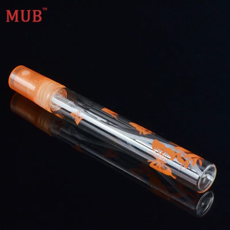

MUB-10 мл 5 шт./лот мини-распылитель для духов контейнер с печатью бабочка спрей бутылки косметические стеклянные контейнеры