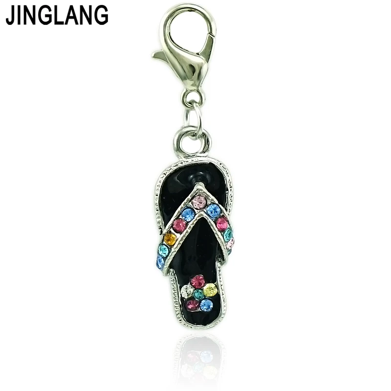 JINGLANG модные подвески из сплава с застежкой лобстером женские тапочки Подвеска DIY