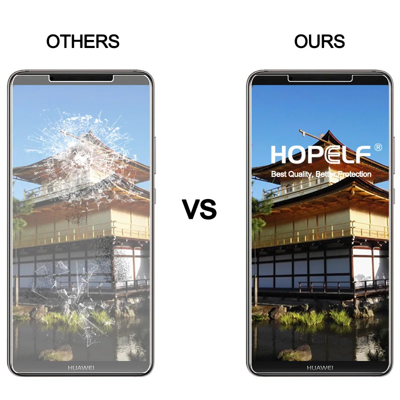 2 шт. Защитная пленка для экрана HOPELF Huawei Mate 10 Pro закаленное стекло 2.5D 9H телефона