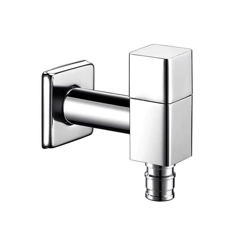 

Bathroom Brass Washing Machine Bibcock Wall Mounted Chrome Single Outdoor Garden Faucet 1/2" Inlet accessories