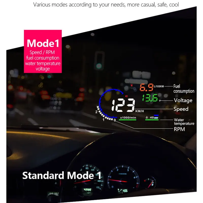 Автомобильный проектор на лобовое стекло Liandlee HUD для VW Passat CC Corsar KT Dasher 2015