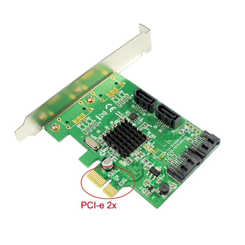 Набор микросхем Marvell 4 порта SATA 6 Гбит/с PCI Express Карта контроллера PCI-e к 3 0 конвертер
