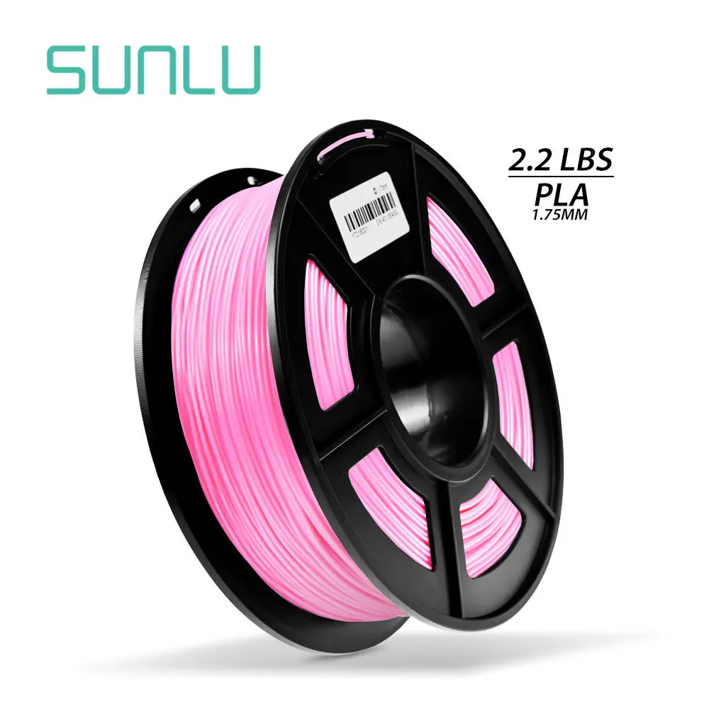 PLA-PINK Sunlu 1,75 мм PLA/PLA+ нить для 3d принтера фунтов 1 кг полноцветная для образования технология "сделай сам" коммерческий дизайн - Цвет: PLA-PINK