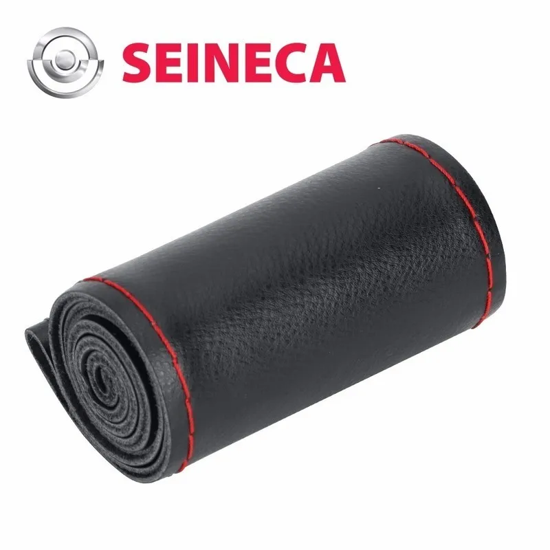 SEINECA 38 см DIY чехлы на руль мягкая кожаная оплетка автомобиля с иглой и резьбой