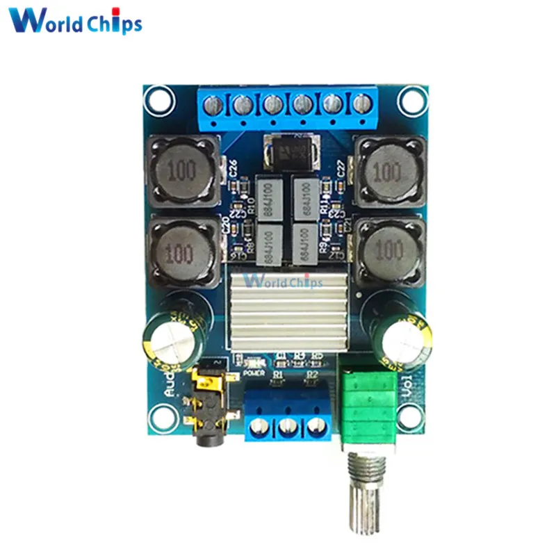 50Wx2 TPA3116D2 двухканальный DC 4 5-27 в цифровой усилитель мощности стерео высокая