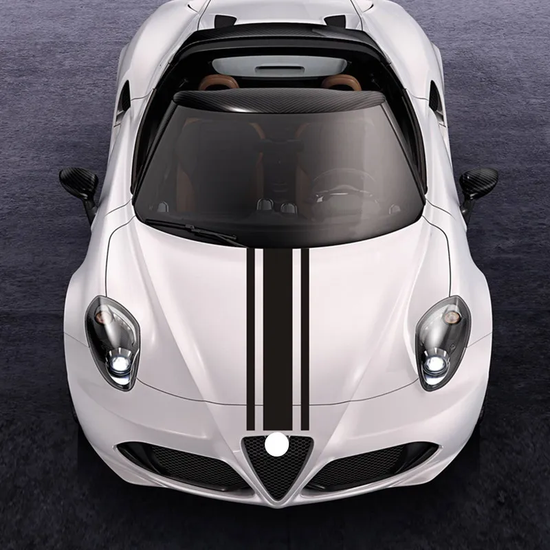 Автомобильные гоночные полосы графические наклейки для Alfa Romeo Fiat Mazda Toyota Subaru Honda