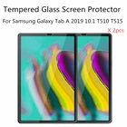 2 шт. 0,3 мм 9H закаленное стекло для экрана для Samsung Galaxy Tab A 2019 10,1 T510 T515 SM-T510 SM-T515 Защитная пленка