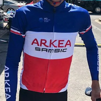 Сезон: весна лето 2019 ARKEA SAMSIC сборной Франции только с длинным рукавом ROPA CICLISMO