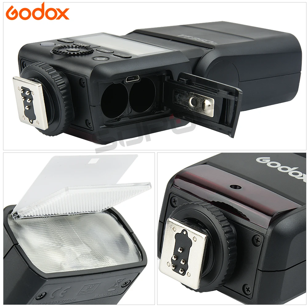 GODOX TT350C флэш TT350 C TTL фотокамер Speedlite HSS 2 4 г Беспроводной 1/8000s GN36 синхроконтакта