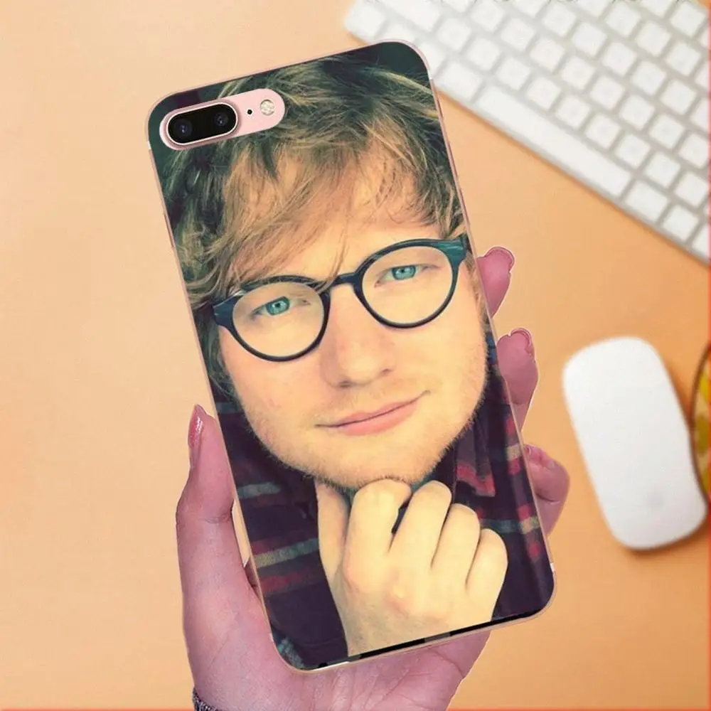Горячая Мода Дизайн чехол для сотового телефона Ed Sheeran изысканный Apple iPhone X XS Max XR 4