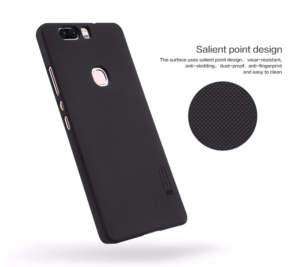 honor v8 case Nillkin frosted for huawei (5.7'') PC hard plastic back cover Gift Screen Protector free shipping |