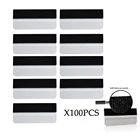 EHDIS 100 шт. белый пластиковый скребок с тканевым войлочным краем, виниловая пленка, автомобильная пленка, чистящая карточка, скребок, инструмент для окон и оттенков