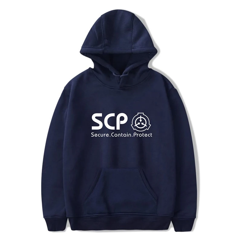 Новые модные толстовки Scp Foundation свитшоты повседневный пуловер с капюшоном для
