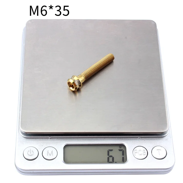Muqzi велосипеда крышка рулевой колонки винт M6* 35 мм Сталь внутренний шестиугольник миска с бороздками крышка передней вилки цветок ведущий болт аксессуары