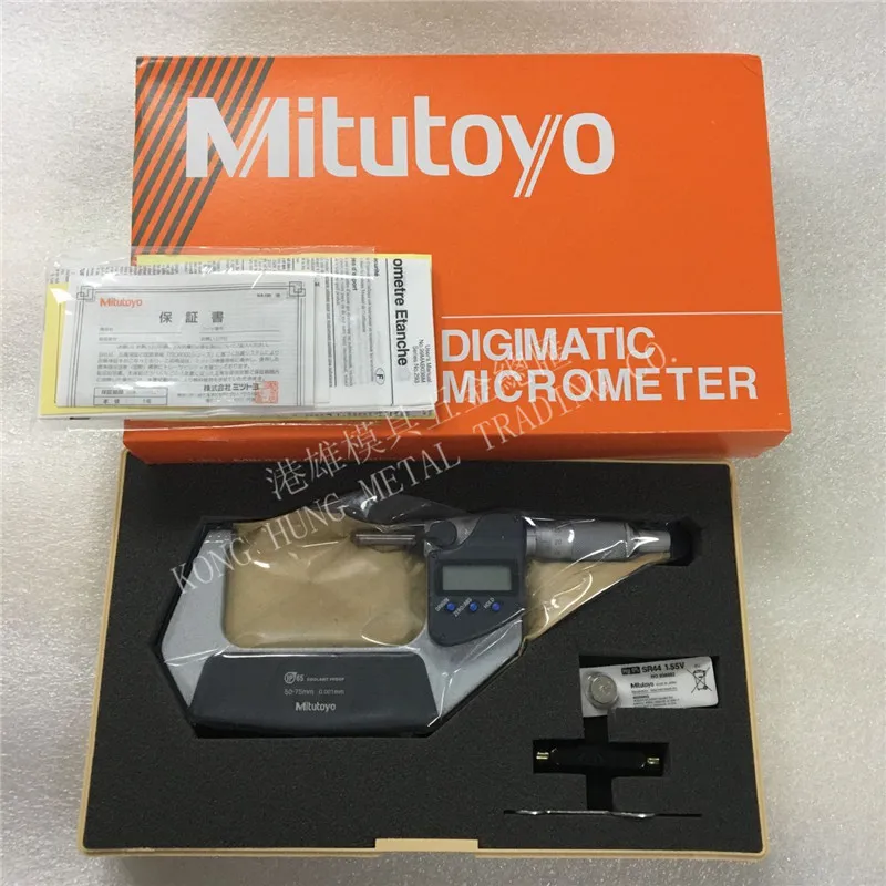 100% из Японии Mitutoyo 293 242 цифровая фотография диапазон 50 75 мм|micrometer types|micrometer 50-75mmmitutoyo