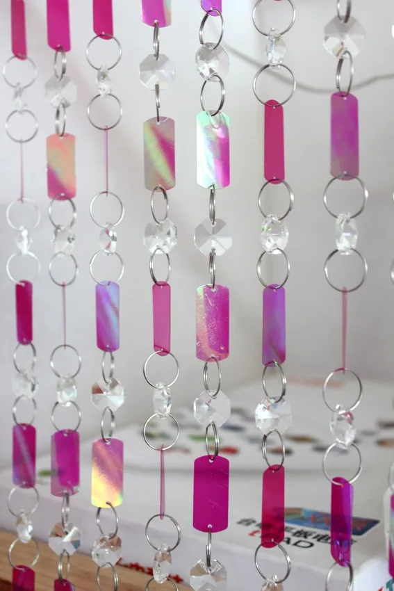 Декоративные шторы для интерьера пайетки поделок искусственные украшения