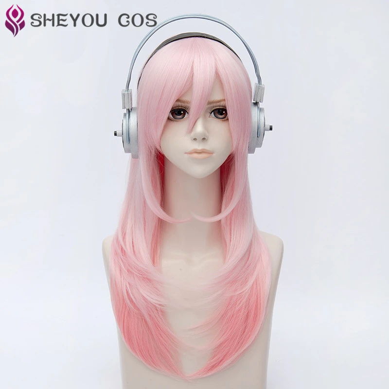 Супер сонико Supersonico длиной 60 см розового цвета с эффектом деграде (переход от