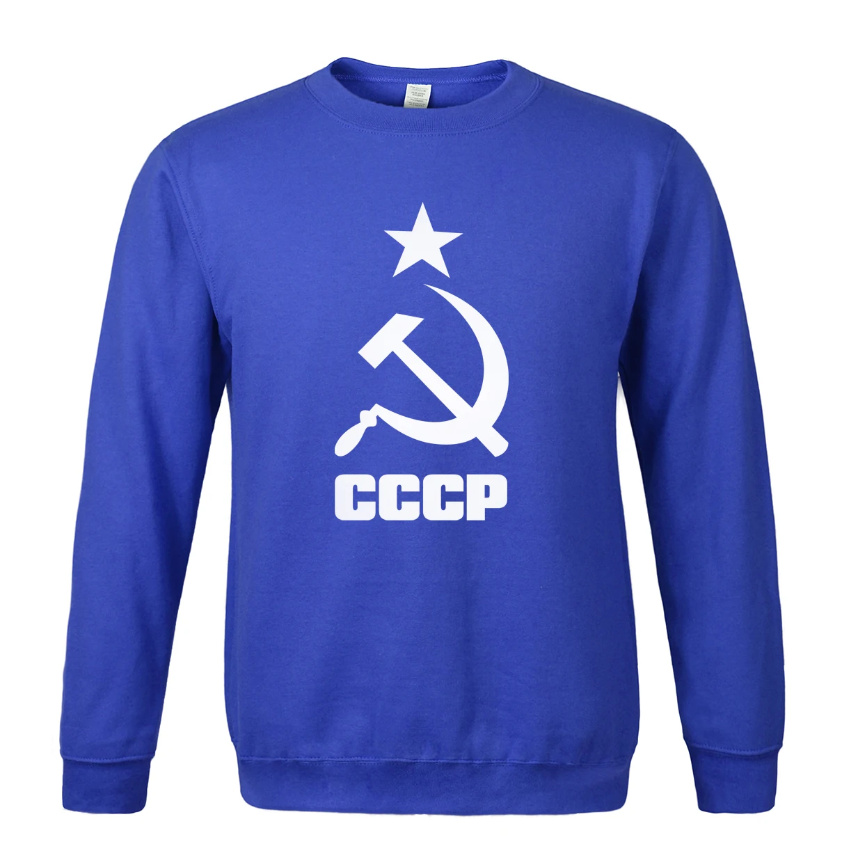 blue Мужская спортивная одежда, хит, флисовая толстовка с принтом, СССР, СССР, КГБ, мужские толстовки в стиле хараджуку, модные спортивные костюмы для мужчин - Цвет: blue