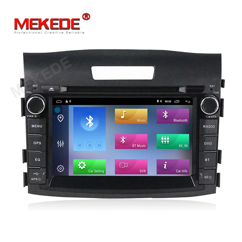 Mekede Octa 8 Core автомобильный DVD gps android 9,1 2 ГБ+ 32 ГБ для Хонда сrv CR-V 2011 2012 2013 Видео Радио Поддержка 4 аппарат не привязан к оператору сотовой связи