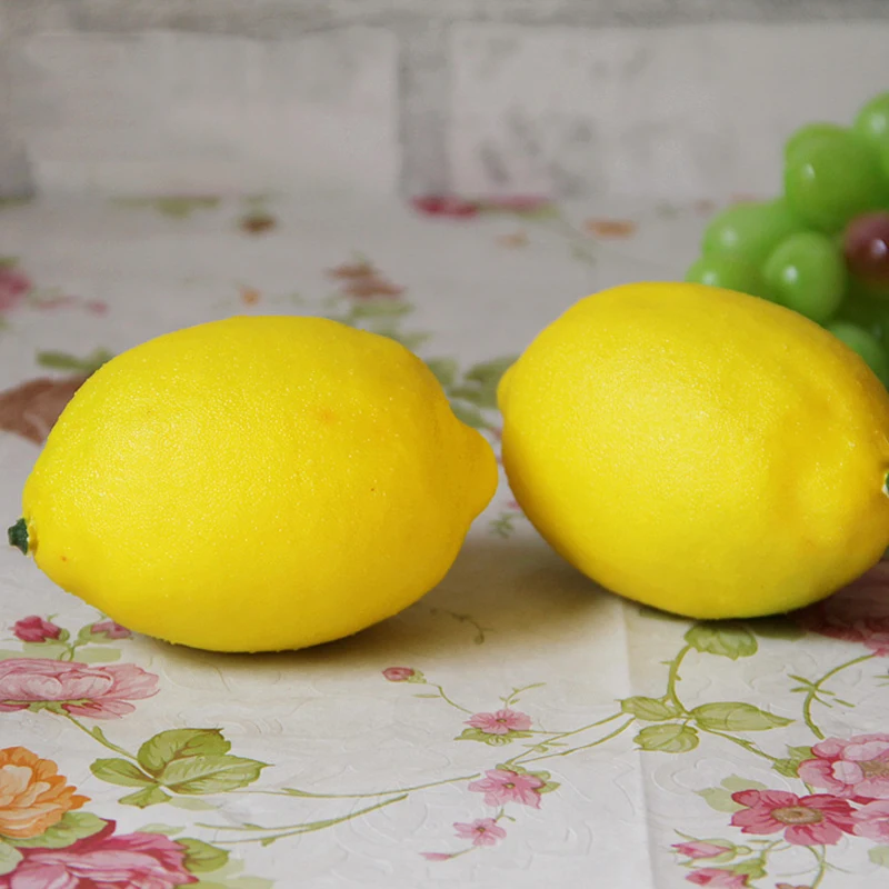 1 шт. имитация больших яблок лимонов виноград оранжевый красный вкусный яблочный