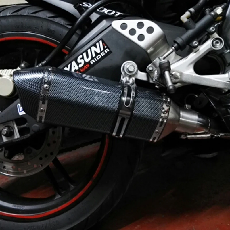 Alconstar-универсальный модифицированный глушитель для мотоцикла Akrapovic с DB Killer Dirt Street Bike Скутер ATV выхлопной Z750 TMAX