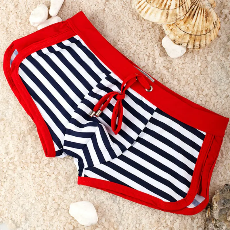 Сексуальные мужские купальники полосатые плавки мужской купальник listrada зеленые