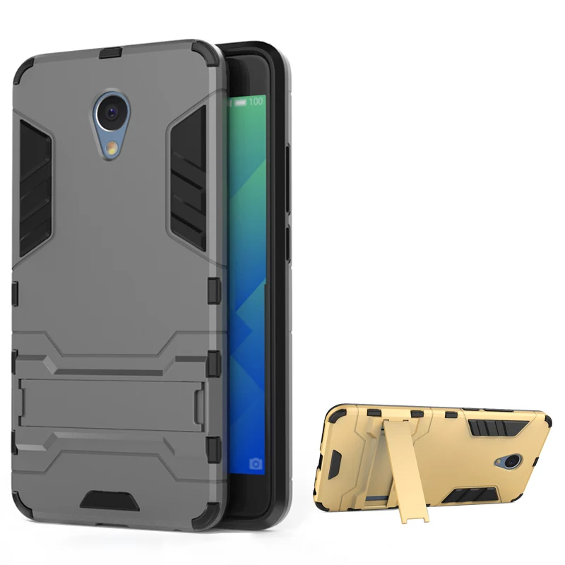 Чехол для Meizu M5 Note Жесткий ПК + Мягкий Силиконовый ТПУ прочный резиновый чехол с