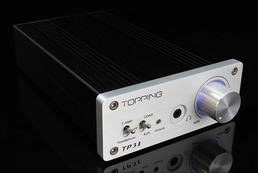Топпинг TP31 Класса T цифровой усилитель с встроенный 24bit/192 кГц Коаксиальный ЦАП и