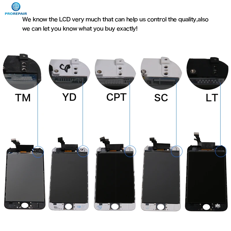 Prorepair 10 шт./лот Tianma китайский внутренний экран для iPhone 6 ЖК дисплей сенсорный
