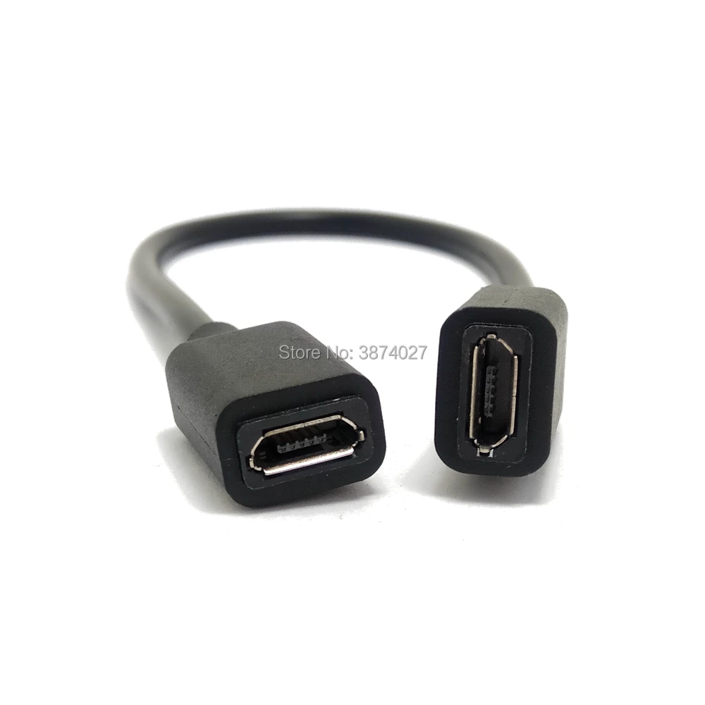 0 2 м 20 см Micro USB Женский Кабельный адаптер удлинитель шнур|Кабели USB| |
