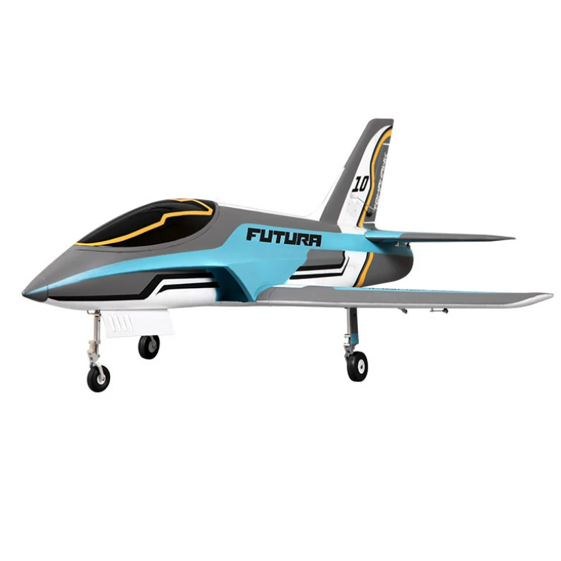 Радиоуправляемый самолет FMS Plane 80 мм Futura V2 воздуховод вентилятор EDF Jet высокоскоростной гоночный 6S 6CH с рефлекторным гироскопом EPO PNP модель самолет для хобби