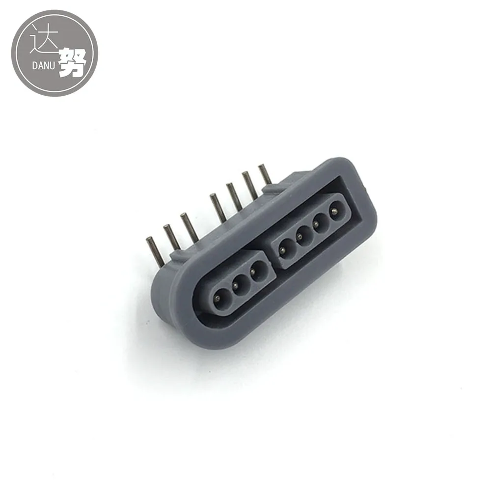 30 шт. сменный разъем 90 градусов для разъема 7 Pin контроллер SNES Socket | Электроника