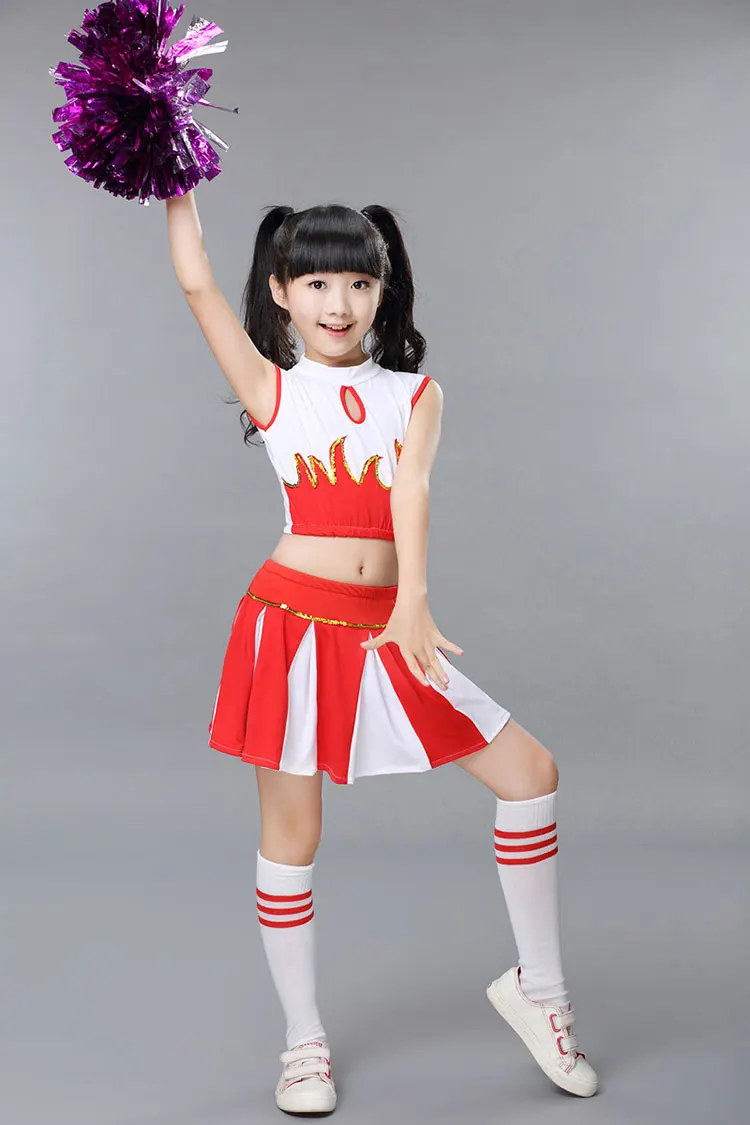 Girl Children Academic Dress School Uniforms Set Kid Girls Student Jazz Costumes Boy Competition Suit Cheerleader Suits | Тематическая