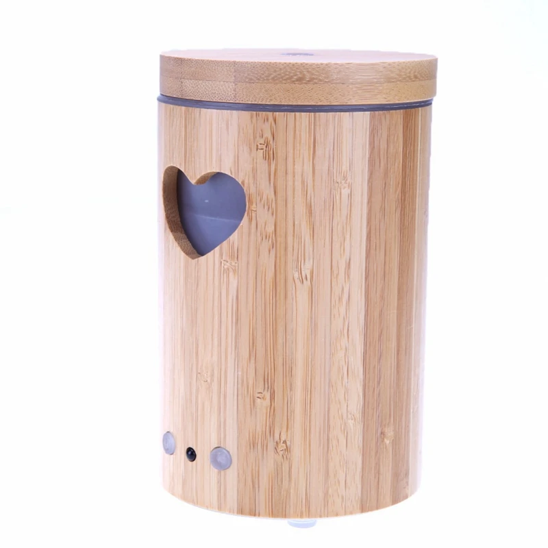 Remote Control Ultrasonic Air Aroma Humidifier With Colorful Led Lights Heart Shape(Eu Plug) | Дом и сад