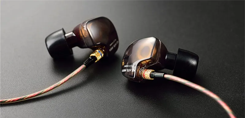 Оригинальные наушники KZ ATE 3,5 мм, Hi-Fi металлические стерео наушники, супер бас, шумоизоляция, спортивные наушники с микрофоном