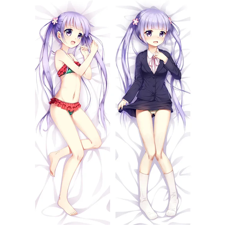 Дизайн подушки для тела Чехол новая игра! Наволочка Aoba Suzukaze Аниме Dakimakura Hajime Shinoda - Цвет: 16263