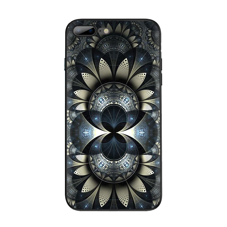 Чехол для мобильного телефона TPU iPhone 7 8 6 6S Plus 11 Pro X XS Max 5 5S SE XR Мандала обои корпус |