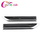 Цветные хромированные боковые наклейки из АБС-пластика My Life для Mercedes Benz C E S GLK SLK CLS Sl Class W203 W204 W211 W212 W210, Стайлинг автомобиля