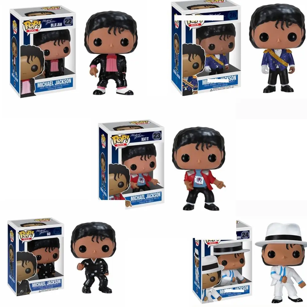 Экшн фигурки из винила FUNKO POP Майкл Джексон BEAT IT BILLIE джинс BAD коллекционные модели