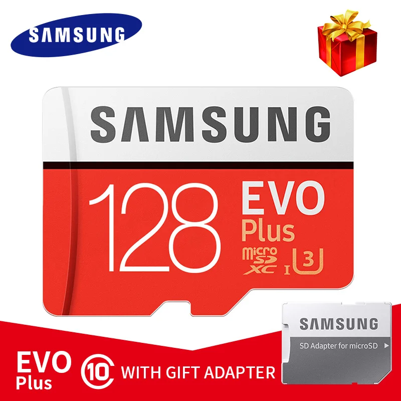 128 ГБ Карта Microsd SAMSUNG 512 ГБ 256 г 128 Гб 64 ГБ 32 ГБ оперативной памяти, 16 Гб встроенной памяти, 100 МБ/с. Class10 U3 U1, Micro SD карта, карта памяти Micro SD TF флеш-карта - Емкость: 128 ГБ