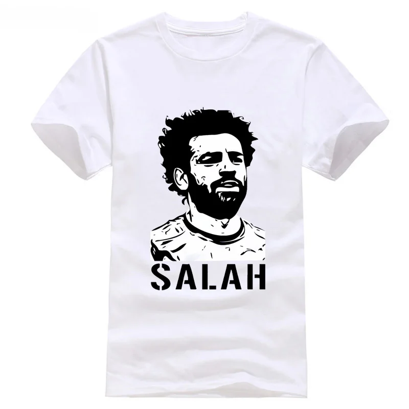 Egypt MVP player salah хит продаж новинка 2018 летние модные футболки soccersing cup to Русский стиль
