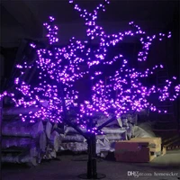 led christmas light cherry blossom tree 1248pcs bulbs 1 8m6ft height indoor or outdoor use free shipping drop rain